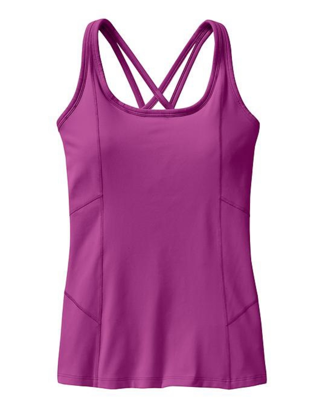 Athleta Women's Strappy Magenta Workout Tank